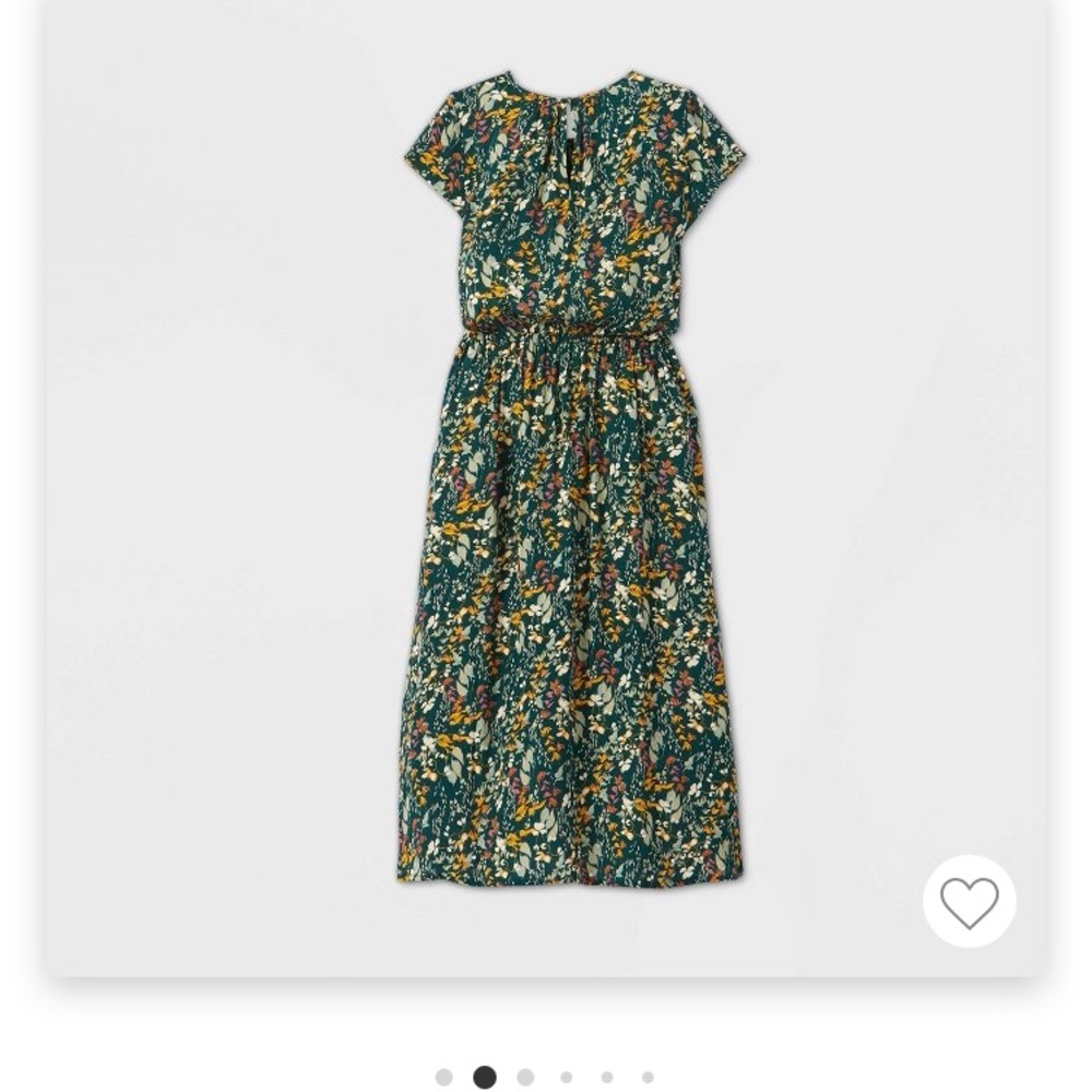 Target A New Day green floral midi dress